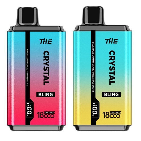 Buy Bulk Wholesale The Crystal Bling Pro Ultra Twist 18k Disposable Vape Box of 10 - vapesourceuk