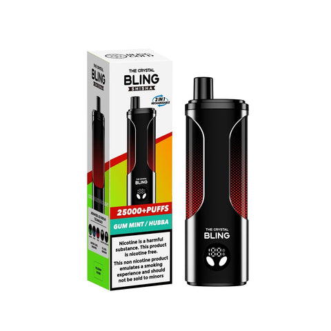 Buy Bulk Wholesale The Crystal Bling Shisha 25000 Disposable Vape Box of 5 - vapesourceuk
