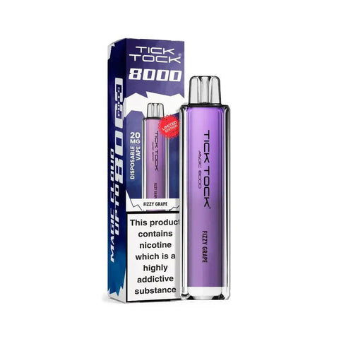Buy Bulk Wholesale Tick Tock Magic 8000 Disposable Vape Pack of 5 - vapesourceuk