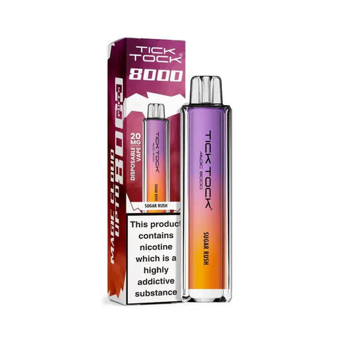 Buy Bulk Wholesale Tick Tock Magic 8000 Disposable Vape Pack of 5 - vapesourceuk