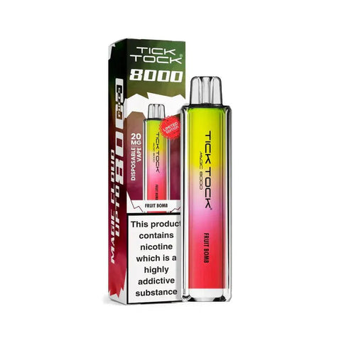 Buy Bulk Wholesale Tick Tock Magic 8000 Disposable Vape Pack of 5 - vapesourceuk