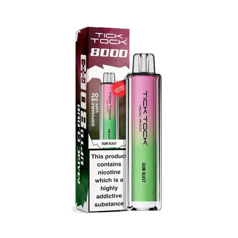 Buy Bulk Wholesale Tick Tock Magic 8000 Disposable Vape Pack of 5 - vapesourceuk