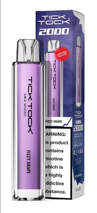 Buy Bulk Wholesale Tick Tock Mini 2k Disposable Vape Box of 10 - vapesourceuk