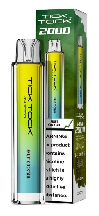 Buy Bulk Wholesale Tick Tock Mini 2k Disposable Vape Box of 10 - vapesourceuk