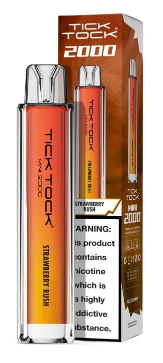 Buy Bulk Wholesale Tick Tock Mini 2k Disposable Vape Box of 10 - vapesourceuk
