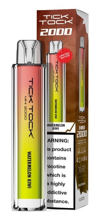 Buy Bulk Wholesale Tick Tock Mini 2k Disposable Vape Box of 10 - vapesourceuk