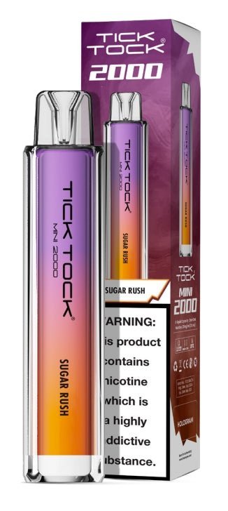 Buy Bulk Wholesale Tick Tock Mini 2k Disposable Vape Box of 10 - vapesourceuk