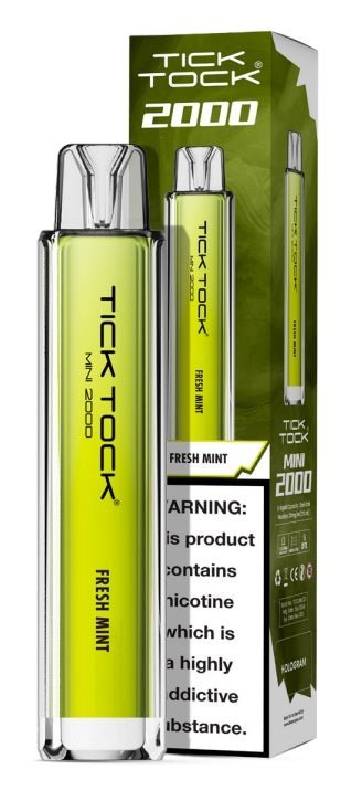 Buy Bulk Wholesale Tick Tock Mini 2k Disposable Vape Box of 10 - vapesourceuk