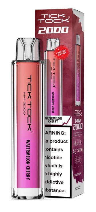 Buy Bulk Wholesale Tick Tock Mini 2k Disposable Vape Box of 10 - vapesourceuk