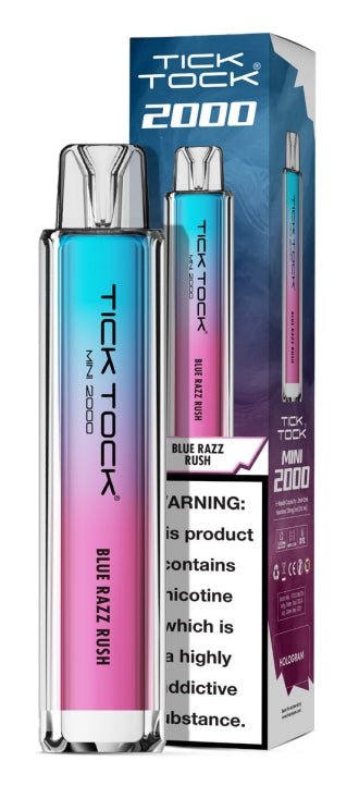 Buy Bulk Wholesale Tick Tock Mini 2k Disposable Vape Box of 10 - vapesourceuk