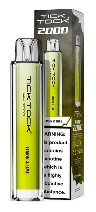 Buy Bulk Wholesale Tick Tock Mini 2k Disposable Vape Box of 10 - vapesourceuk