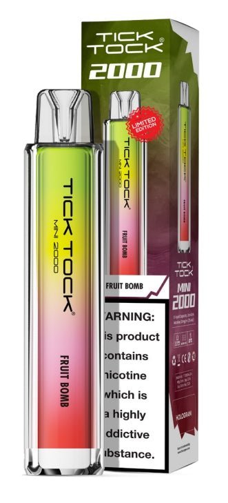 Buy Bulk Wholesale Tick Tock Mini 2k Disposable Vape Box of 10 - vapesourceuk