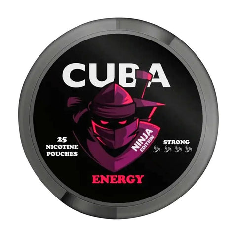 Buy Bulk Wholesale CUBA Ninja Edition Nicotine Pouches Box of 10 - vapesourceuk