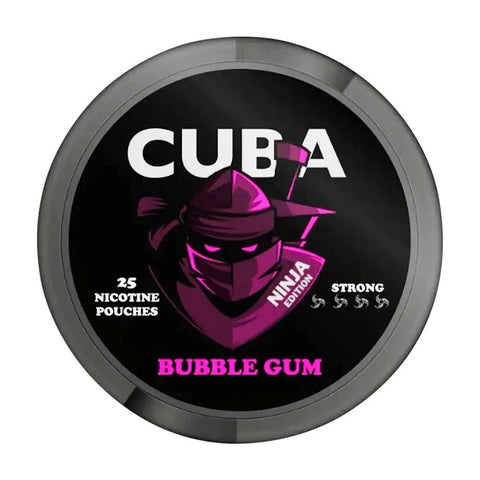 Buy Bulk Wholesale CUBA Ninja Edition Nicotine Pouches Box of 10 - vapesourceuk