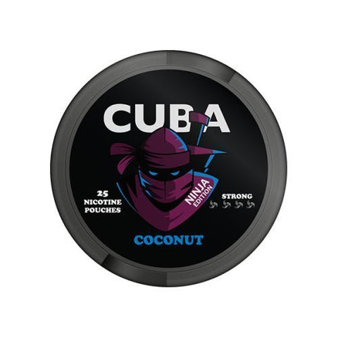 Buy Bulk Wholesale CUBA Ninja Edition Nicotine Pouches Box of 10 - vapesourceuk