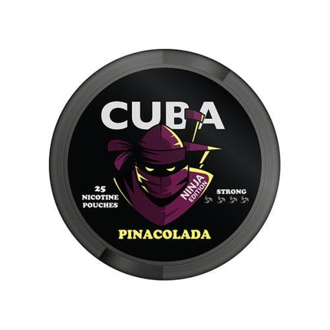 Buy Bulk Wholesale CUBA Ninja Edition Nicotine Pouches Box of 10 - vapesourceuk