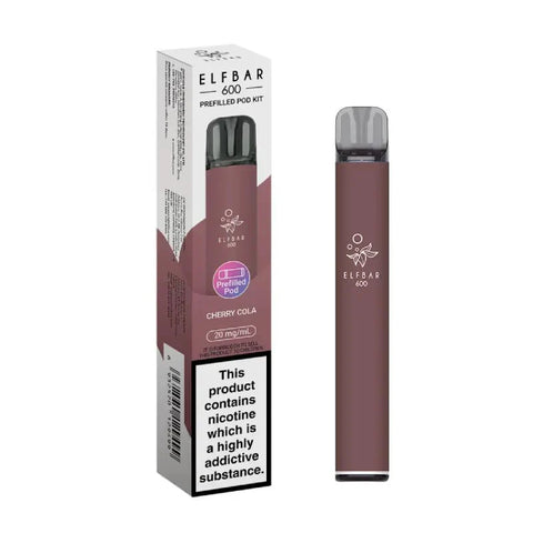 Elf Bar 600 Prefilled Pod Kit Box of 10 - #Simbavapeswholesale#