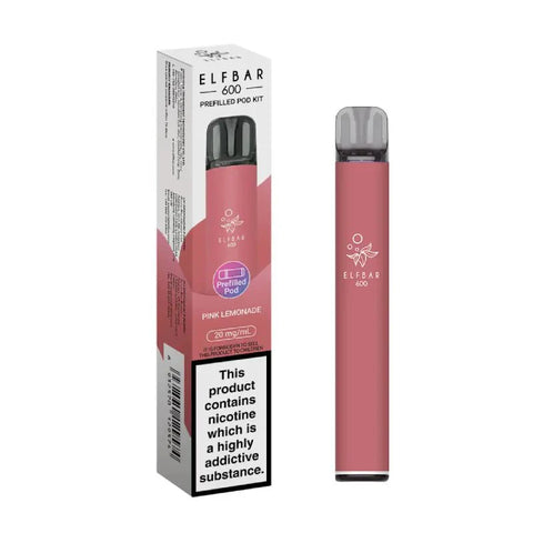 Elf Bar 600 Prefilled Pod Kit Box of 10 - #Simbavapeswholesale#