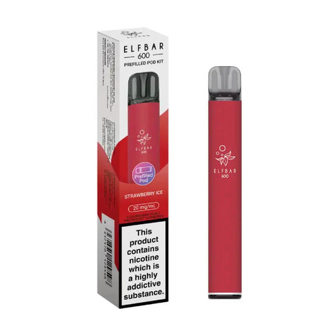 Elf Bar 600 Prefilled Pod Kit Box of 10 - #Simbavapeswholesale#