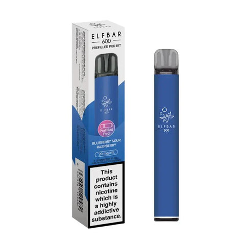Elf Bar 600 Prefilled Pod Kit Box of 10 - #Simbavapeswholesale#