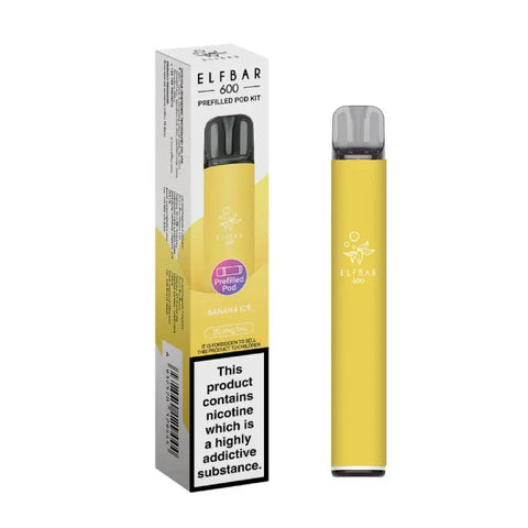 Elf Bar 600 Prefilled Pod Kit Box of 10 - #Simbavapeswholesale#
