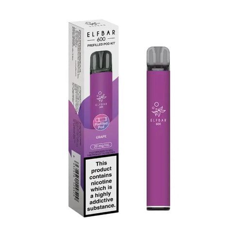 Elf Bar 600 Prefilled Pod Kit Box of 10 - #Simbavapeswholesale#
