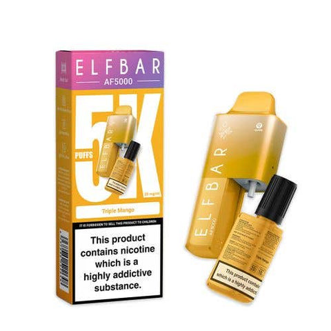 Buy Bulk Wholesale Elf Bar AF5000 Disposable Vape Box of 5 - vapesourceuk