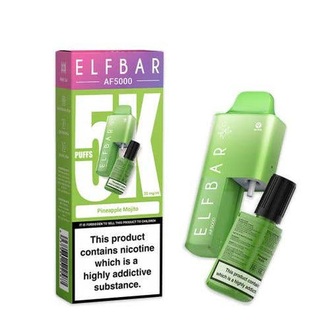 Buy Bulk Wholesale Elf Bar AF5000 Disposable Vape Box of 5 - vapesourceuk