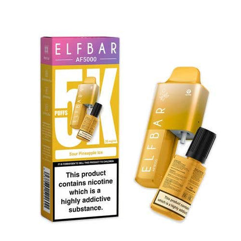 Buy Bulk Wholesale Elf Bar AF5000 Disposable Vape Box of 5 - vapesourceuk