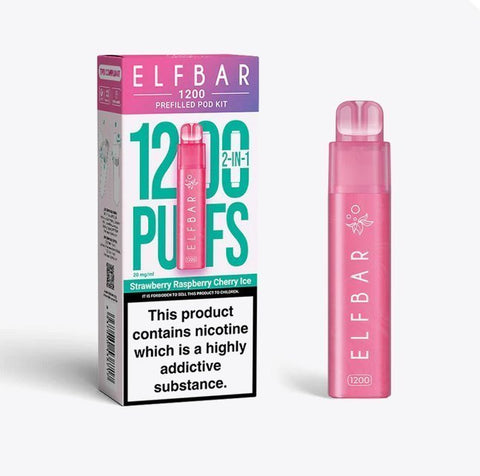 Buy Bulk Wholesale Elfbar 1200 Puffs 2 in 1 Prefilled Pod Kit Box of 5 - vapesourceuk