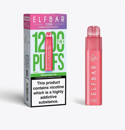 Buy Bulk Wholesale Elfbar 1200 Puffs 2 in 1 Prefilled Pod Kit Box of 5 - vapesourceuk
