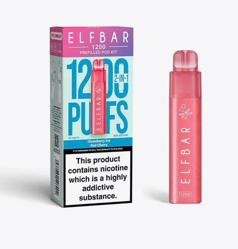 Buy Bulk Wholesale Elfbar 1200 Puffs 2 in 1 Prefilled Pod Kit Box of 5 - vapesourceuk