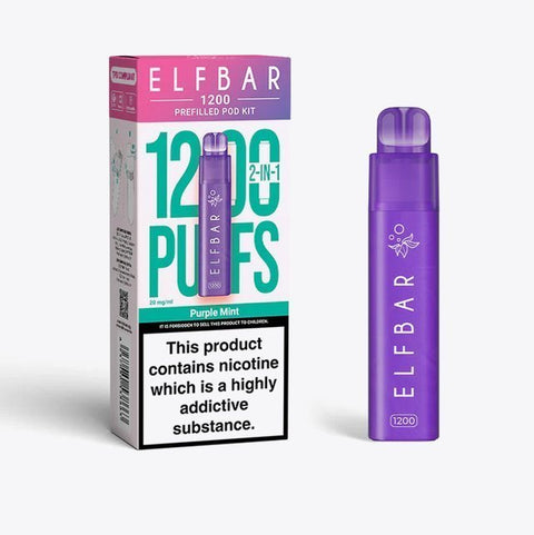 Buy Bulk Wholesale Elfbar 1200 Puffs 2 in 1 Prefilled Pod Kit Box of 5 - vapesourceuk