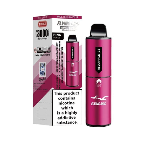 Buy Bulk Wholesale Flying Bird Max Pro 3000 Disposable Vape Box of 5 - vapesourceuk