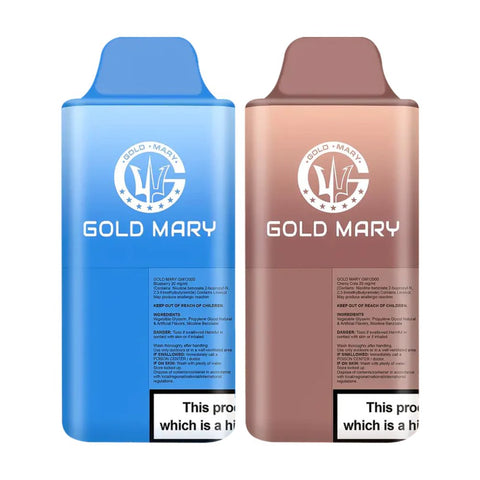 Buy Bulk Wholesale Gold Mary 12000 Disposable Vape Box of 5 - vapesourceuk