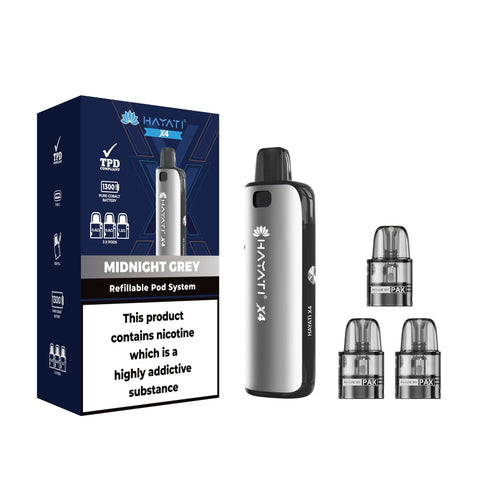 Buy Bulk Wholesale Hayati X4 Refillable Pod System Kit - vapesourceuk