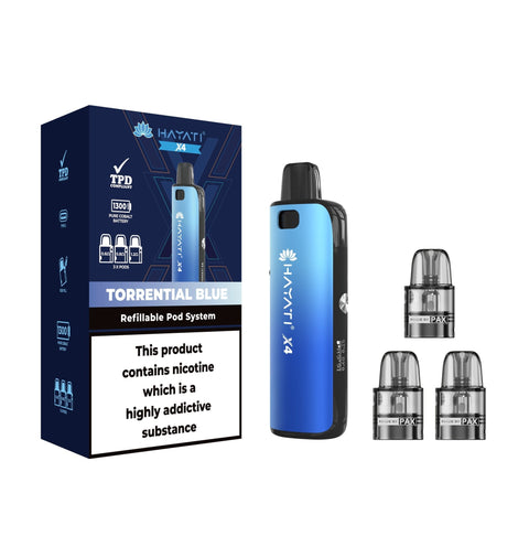 Buy Bulk Wholesale Hayati X4 Refillable Pod System Kit - vapesourceuk