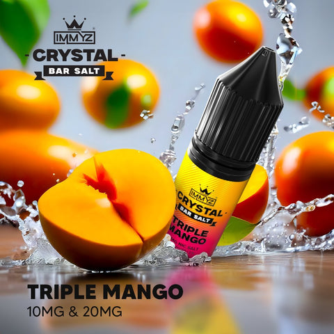 Buy Bulk Wholesale IMMYZ Crystal Bar Nic Salt 10ml E - liquid Pack of 10 - vapesourceuk