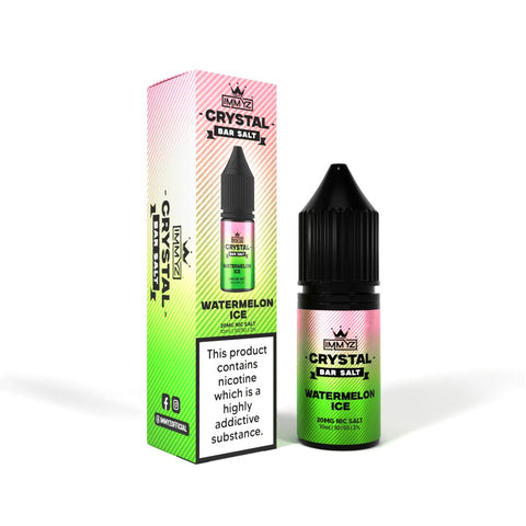 Buy Bulk Wholesale IMMYZ Crystal Bar Nic Salt 10ml E - liquid Pack of 10 - vapesourceuk