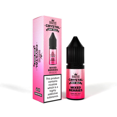 Buy Bulk Wholesale IMMYZ Crystal Bar Nic Salt 10ml E - liquid Pack of 10 - vapesourceuk