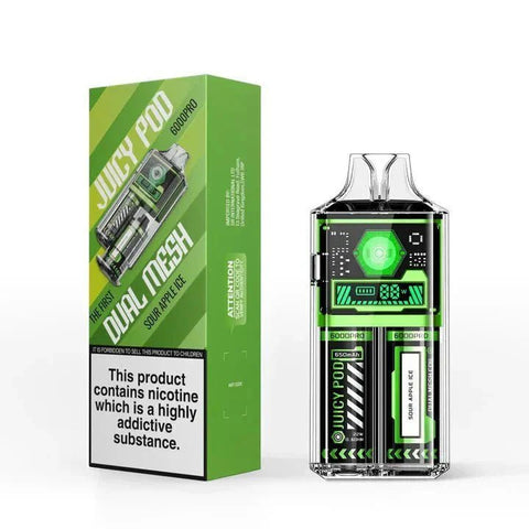Buy Bulk Wholesale Juicy Pod Good Pro 6000 Disposable Vape Box of 5 - vapesourceuk