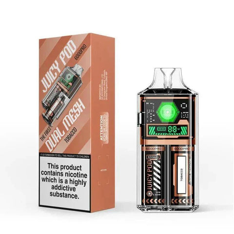 Buy Bulk Wholesale Juicy Pod Good Pro 6000 Disposable Vape Box of 5 - vapesourceuk