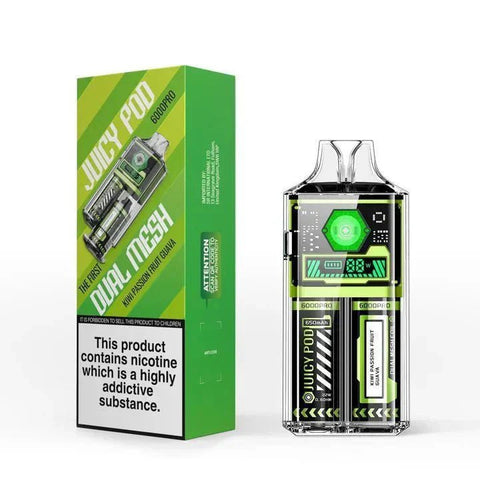 Buy Bulk Wholesale Juicy Pod Good Pro 6000 Disposable Vape Box of 5 - vapesourceuk