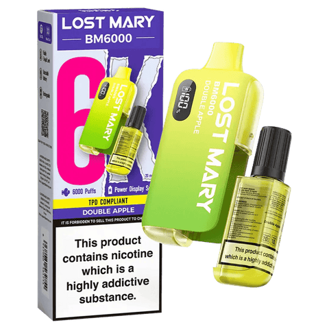 Buy Bulk Wholesale Lost Mary BM6000 Disposable Vape Box of 5 - vapesourceuk