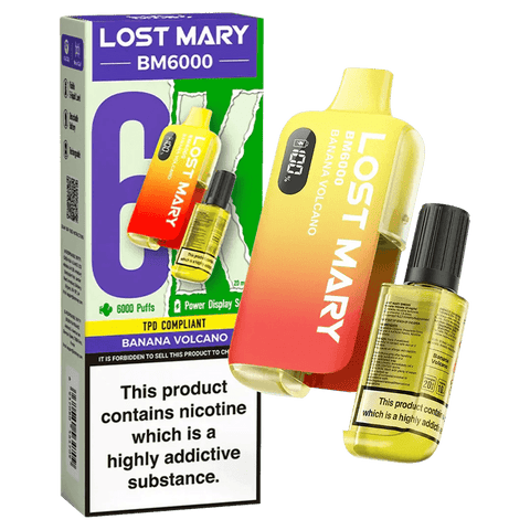 Buy Bulk Wholesale Lost Mary BM6000 Disposable Vape Box of 5 - vapesourceuk