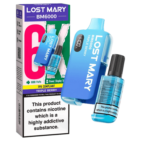 Buy Bulk Wholesale Lost Mary BM6000 Disposable Vape Box of 5 - vapesourceuk