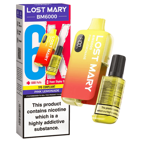 Buy Bulk Wholesale Lost Mary BM6000 Disposable Vape Box of 5 - vapesourceuk