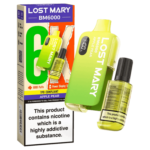 Buy Bulk Wholesale Lost Mary BM6000 Disposable Vape Box of 5 - vapesourceuk