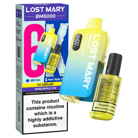 Buy Bulk Wholesale Lost Mary BM6000 Disposable Vape Box of 5 - vapesourceuk