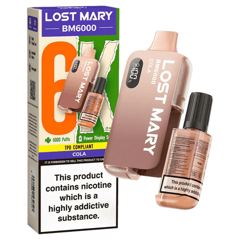 Buy Bulk Wholesale Lost Mary BM6000 Disposable Vape Box of 5 - vapesourceuk